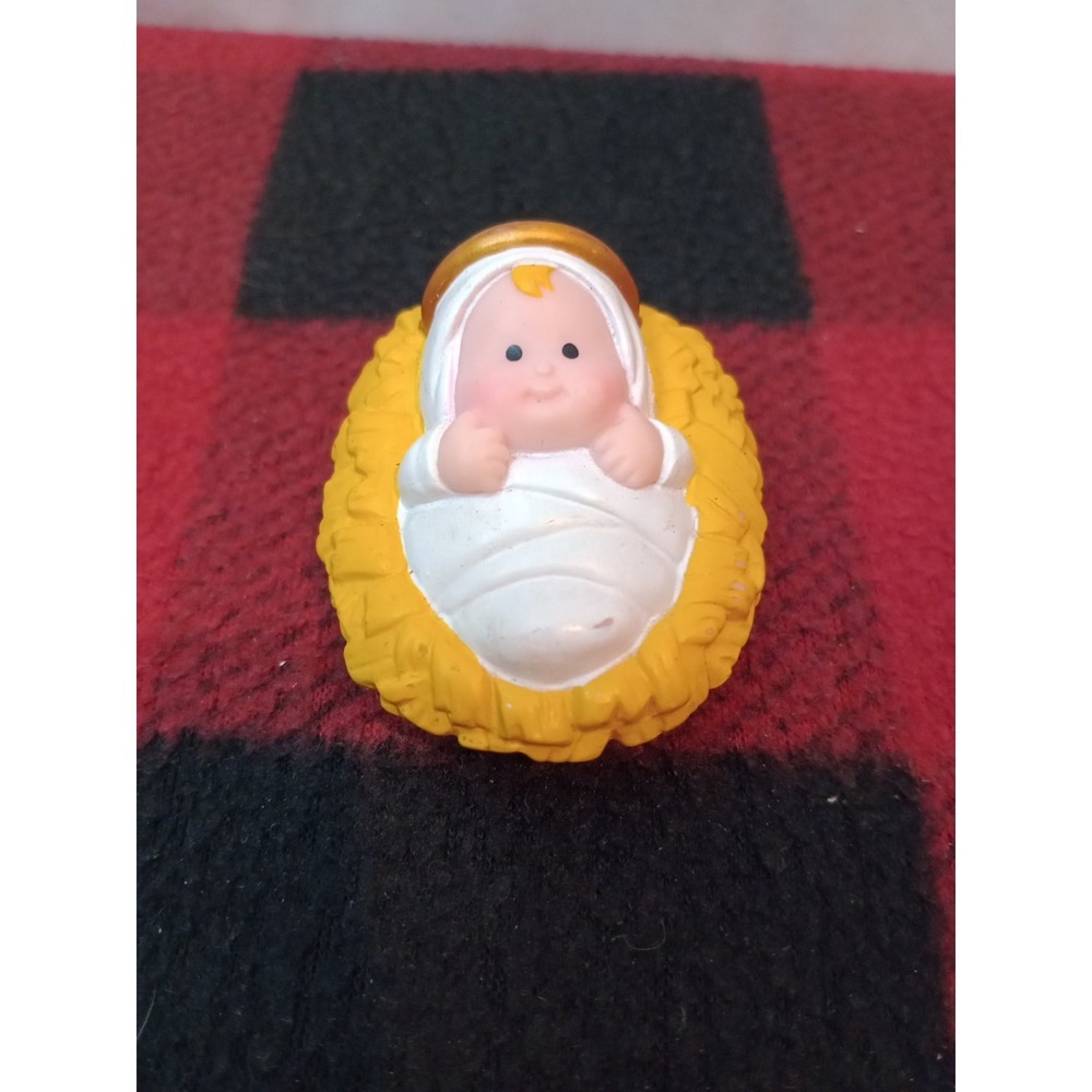 Fisher Price Little People Nativity Baby Jesus Christmas 2001 Vintage Figure